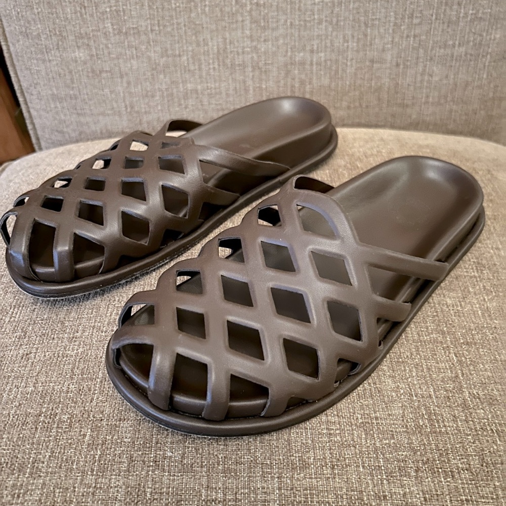 Dries Van Noten Brown Leather Sandals NWOT